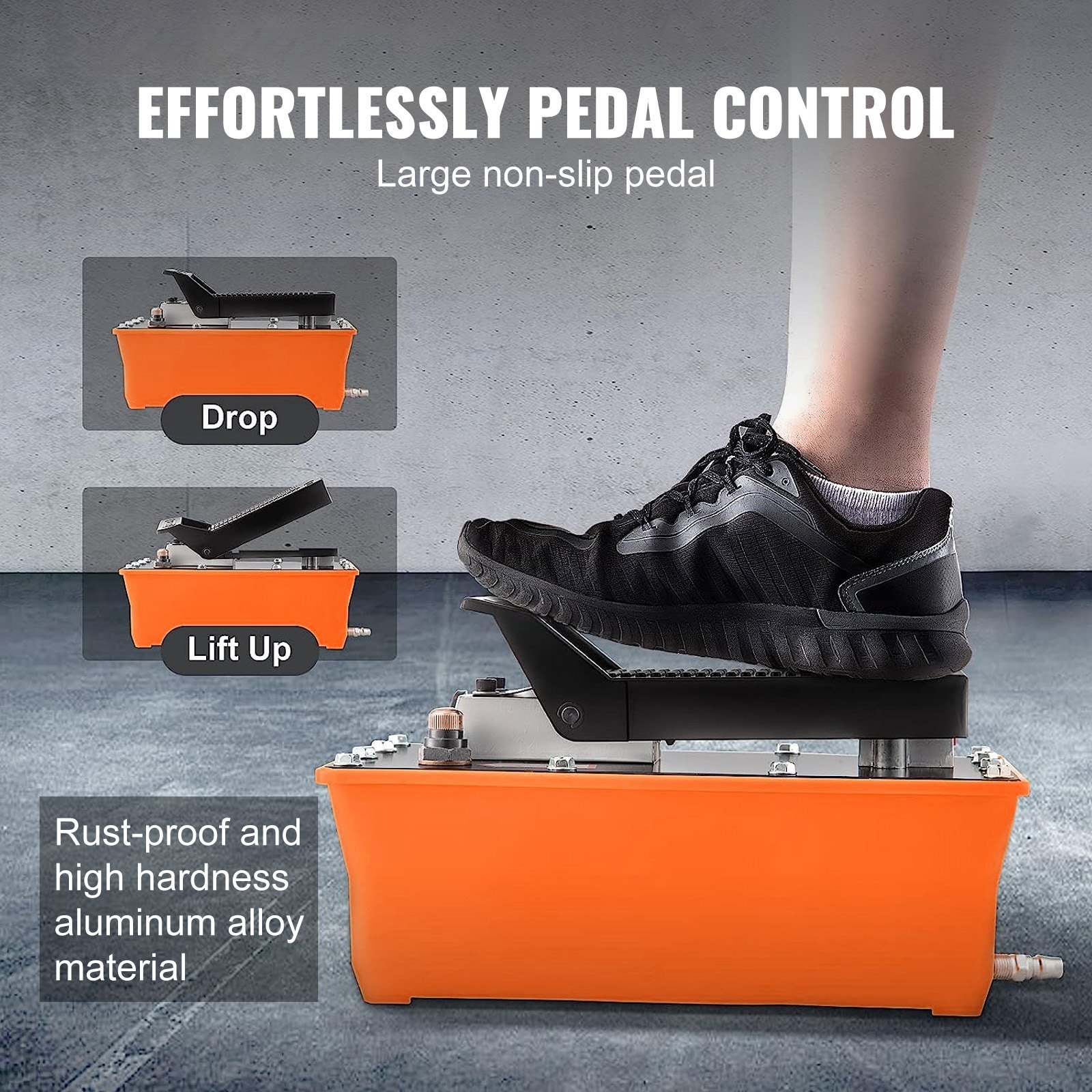 Hydraulic Bead Breaker, 1000 PSI Tire Bead Breaker With Metal Foot Pump, Heavy-duty Steel Bead Breaker Tool For Tractors, Trucks, Buses, Lawn Mowers, ATVs - Image 4