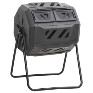 Garden Composter Black 73x64x95 cm 160 L