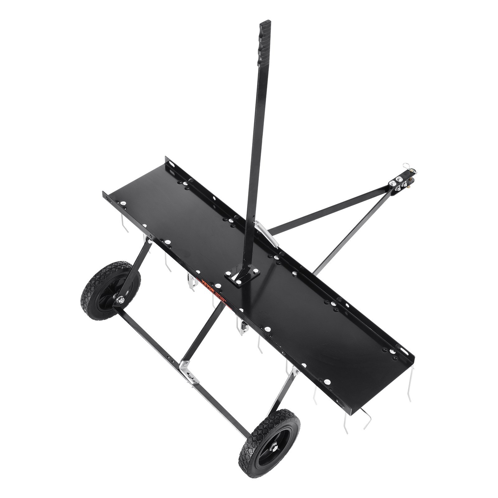 Tow Behind Dethatcher, 40-inch Tow Dethatcher With 20 Spring Steel Tines, Lawn Dethatcher Rake For ATV Or Mower, Tow Behind Lawn Rake With Lift Handle For Garden Farm Grass - Image 5