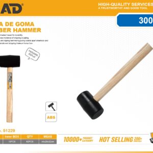 300g Rubber Hammer- Free Shipping