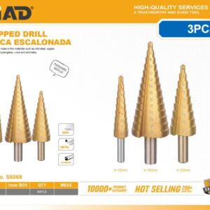 3PCS Step Drill, Only Support Self-pickup, Please Note That Free Shipping Is For Anti-bidding Price