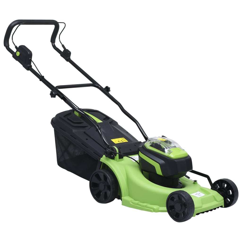 Cordless Lawn Mower with two 20V 2000 mAh Li-Ion battery packs - Image 4